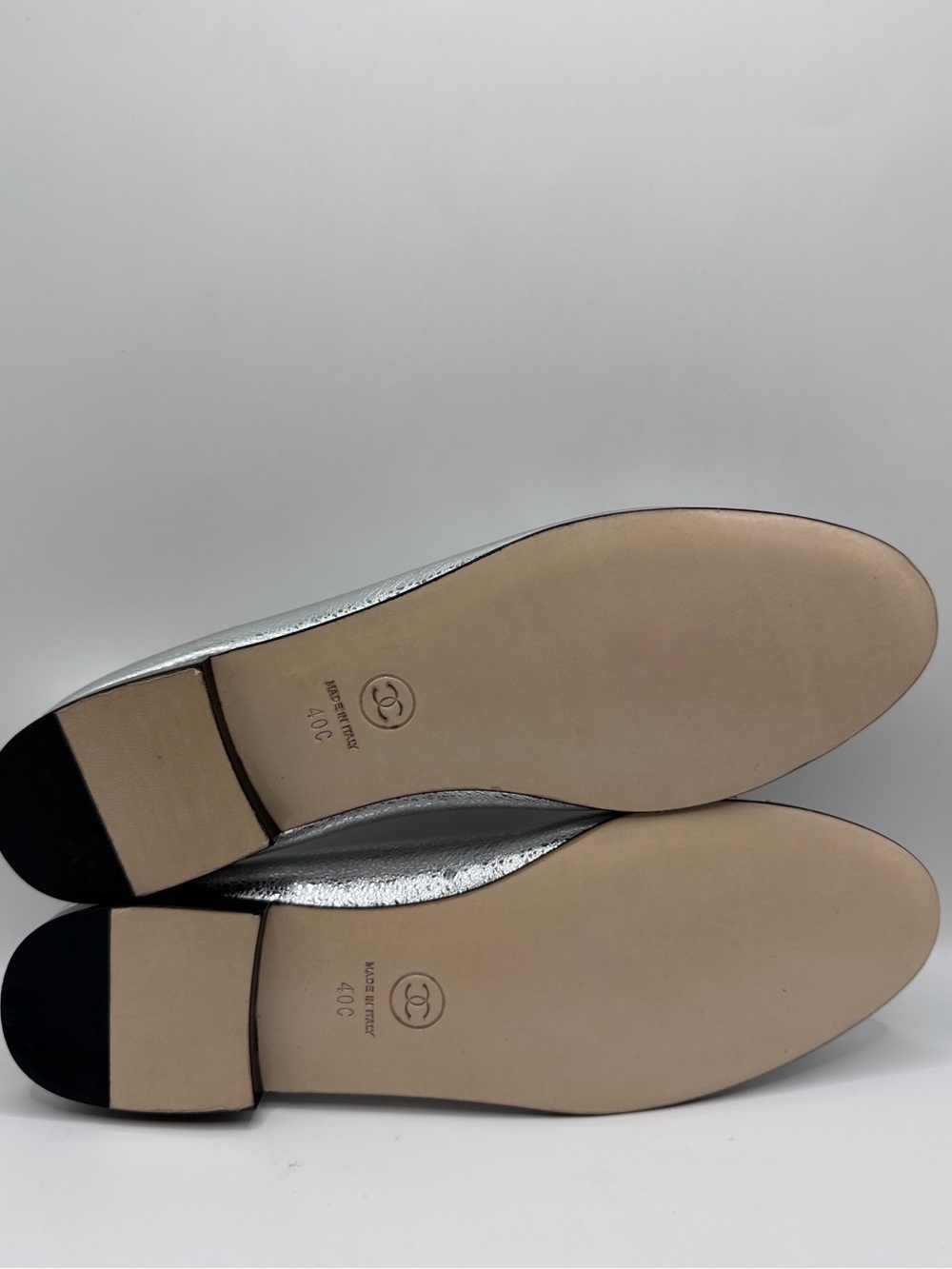 CHANEL Cambon Leather Ballet Flats - Picture 9 of 9